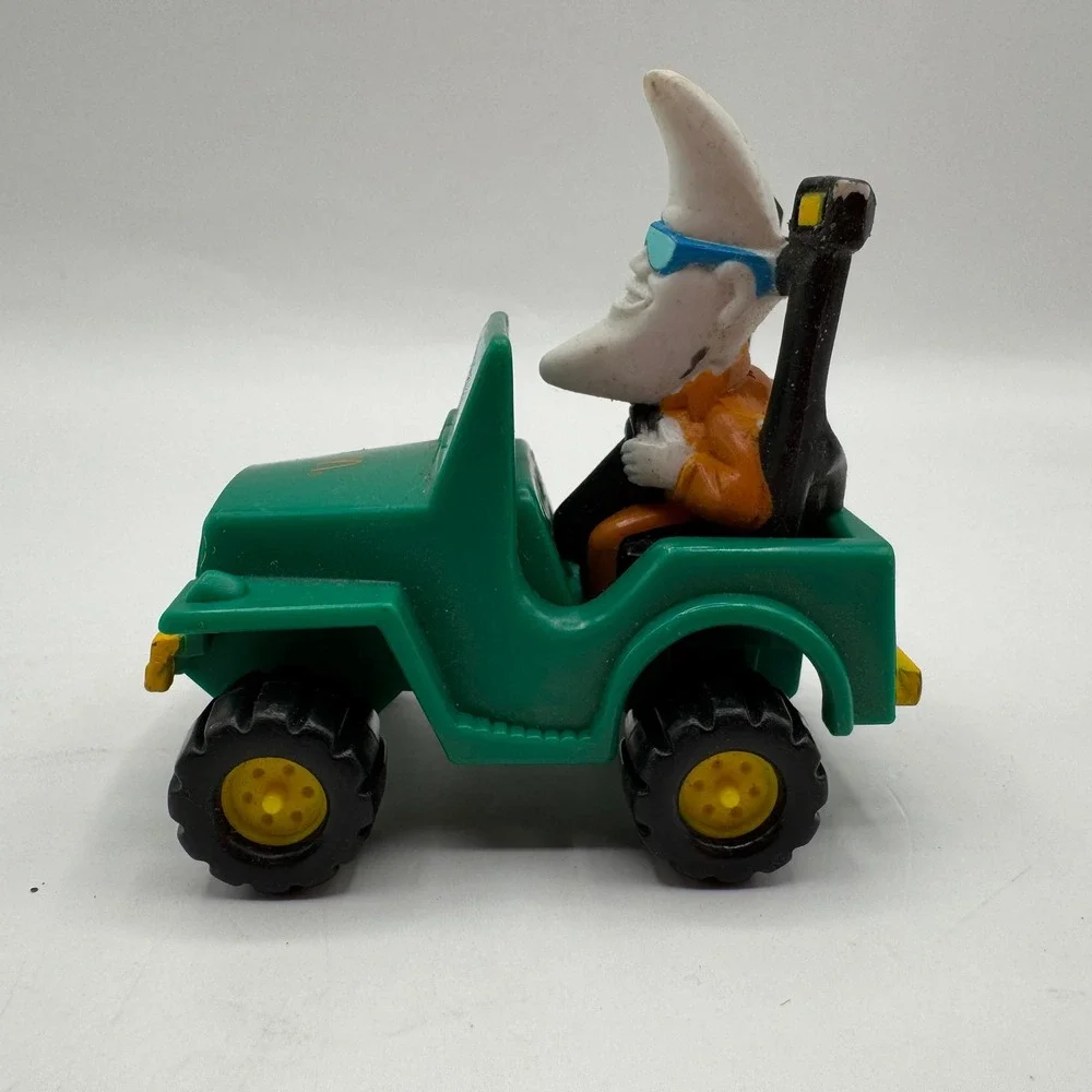 McDonalds Mac Tonight Happy Meal Toy Lot Kids Vintage 1988 Plane Jeep Jet Ski‎